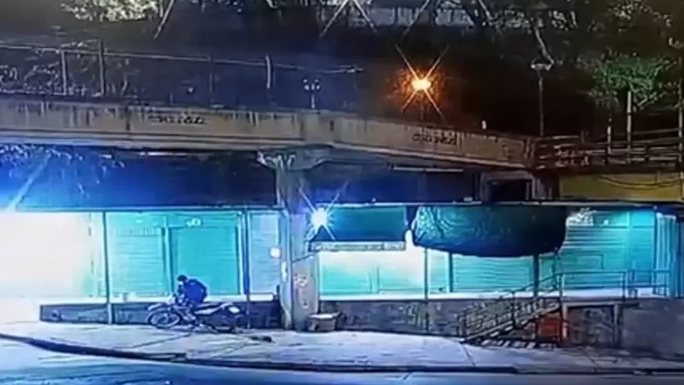 Detenido por intento de robo de moto captado por cámaras del 911