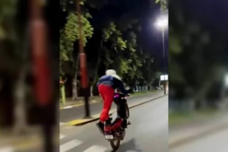 Dos menores demorados por realizar picadas en motocicleta sin documentación en San Pedro