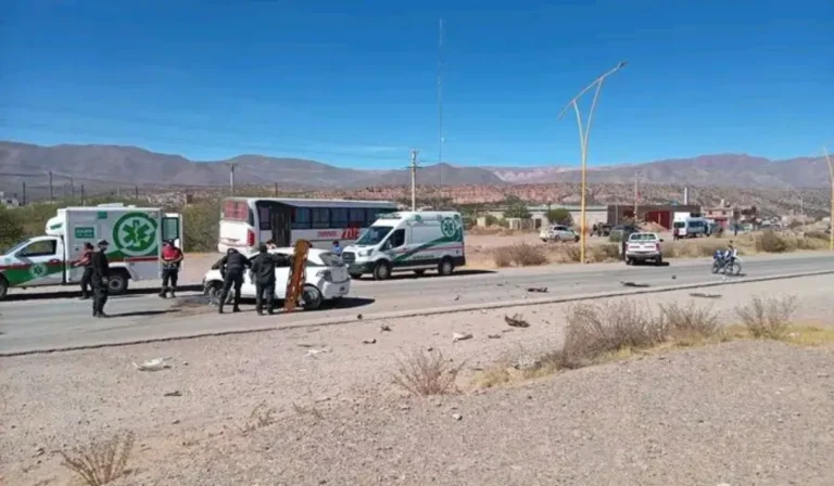 Fuerte choque en la Ruta 9 a la altura de Humahuaca
