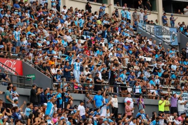 La permanencia de Gimnasia Jujuy: celebración del hincha albiceleste