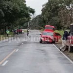 Choque frontal en la Ruta 42 dejó dos personas atrapadas con heridas graves