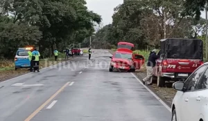 Choque frontal en la Ruta 42 dejó dos personas atrapadas con heridas graves