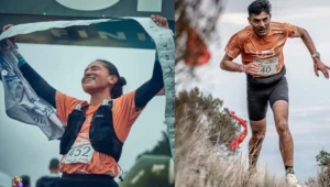 Triunfos de Tamara López y Adrián Gaspar en la Ultra Trail Merlo