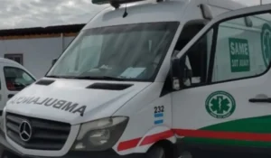 Fraile Pintado: menor de 6 años sufrió lesiones en el rostro al caer de un colectivo