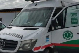 Fraile Pintado: menor de 6 años sufrió lesiones en el rostro al caer de un colectivo