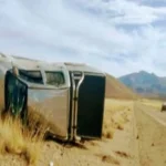 Vuelco de camioneta en Puna: docentes y agente sanitario resultaron heridos