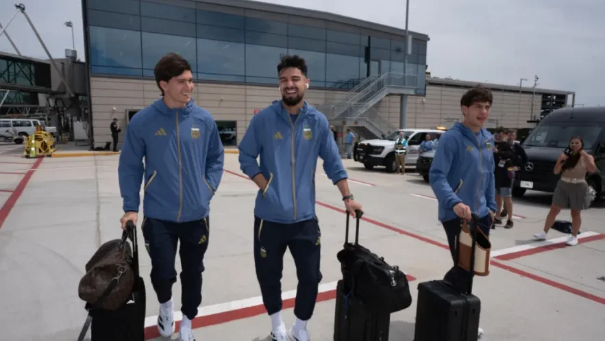 La Selección Argentina llegó a Estados Unidos para preparar el Mundial 2026
