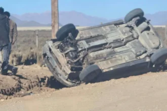 Vuelco fatal en Rinconada: conductor de 33 años murió tras perder el control