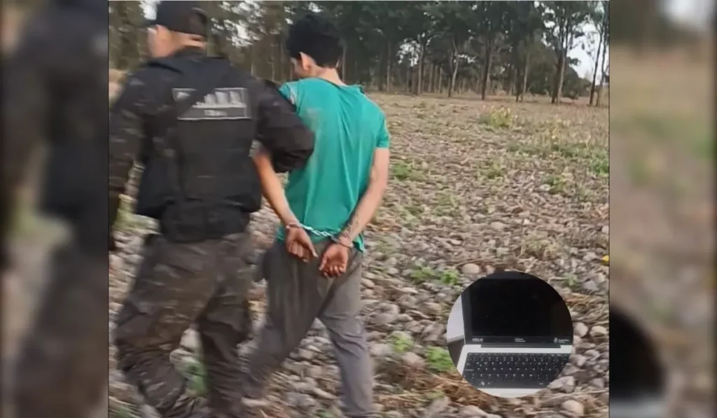 Detención en Monterrico: pareja agredió a remisero y portaba computadora robada