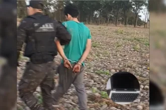 Detención en Monterrico: pareja agredió a remisero y portaba computadora robada