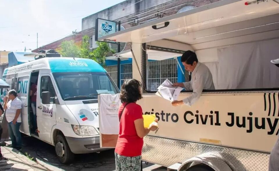 Operativos de documentación en Jujuy: el Registro Civil refuerza gestiones
