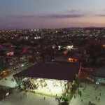 Transmisión de la Selección en pantalla gigante en Alto Comedero