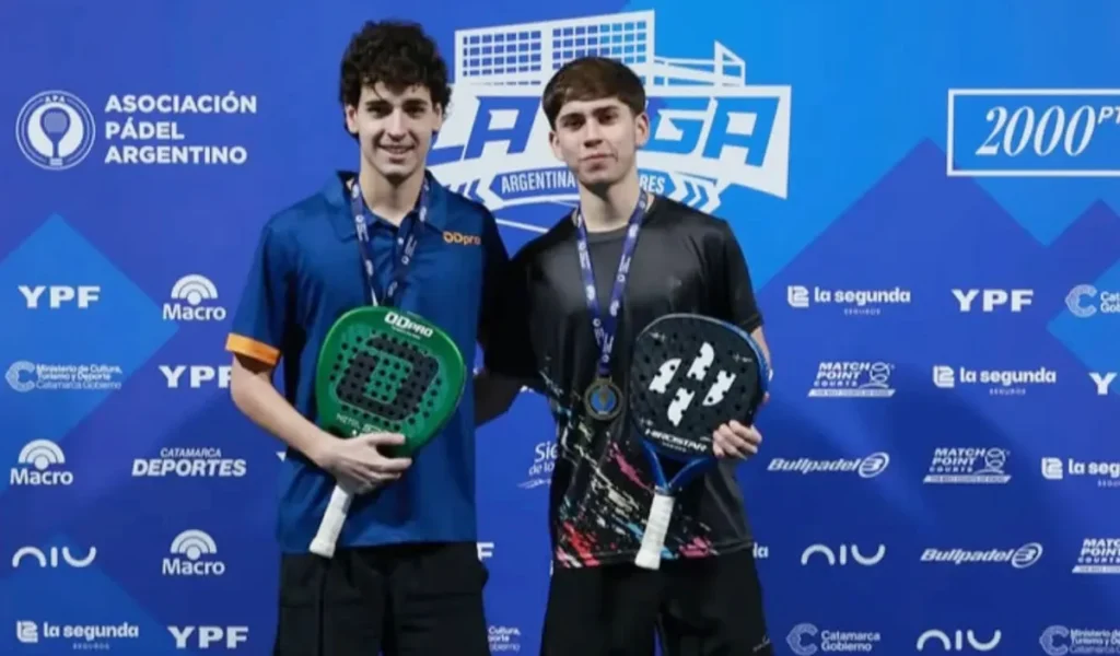 Gian Luca Poccioni campeón de pádel en Catamarca