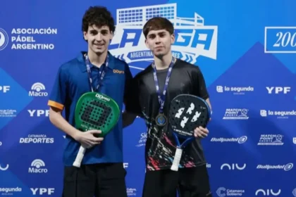 Gian Luca Poccioni campeón de pádel en Catamarca