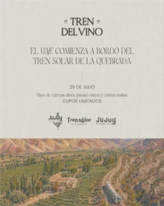 El Tren del Vino: nueva experiencia enoturística en el Tren Solar