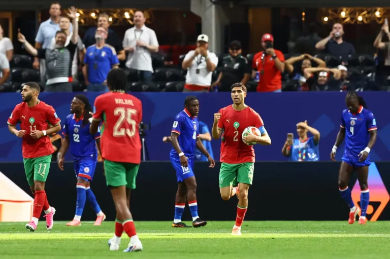 Marruecos venció a Haití 4-2 y avanzó como segundo en el Grupo C