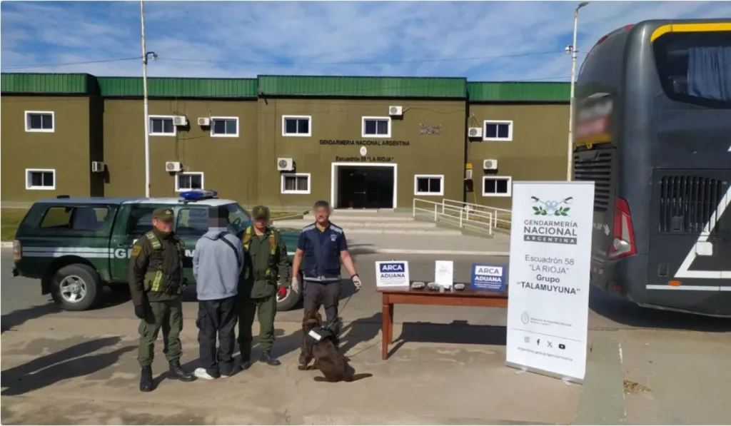 Decomiso de marihuana en Ruta 38: detienen a pasajero con carga desde La Quiaca