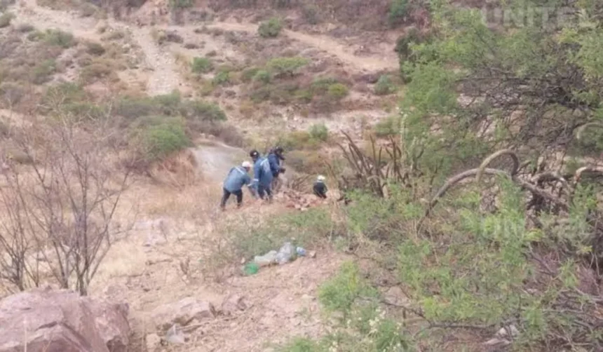 Caída fatal en Tumbaya: un hombre murió al desbarrancar 80 metros
