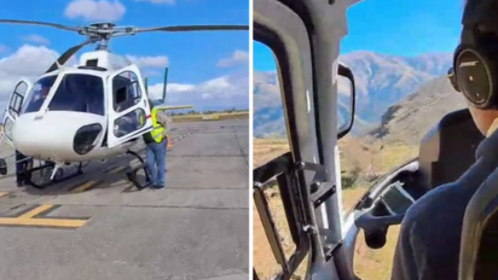 Rescate aéreo en San Bernardo: trasladaron a paciente grave en helicóptero