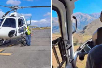 Rescate aéreo en San Bernardo: trasladaron a paciente grave en helicóptero