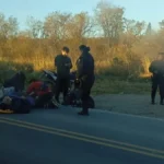 Accidente en avenida Bolivia: chocaron dos motos y un hombre fue hospitalizado