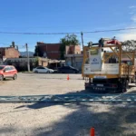 Caída de cartel en Palpalá: el viento derribó el acceso a Río Blanco