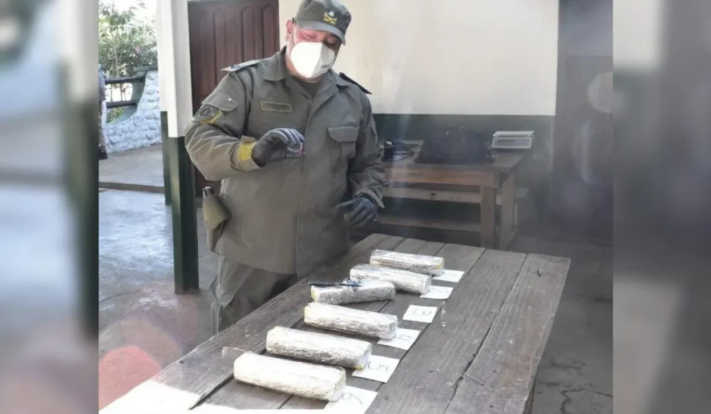 Cocaína en Chalicán: perra Doli detectó droga oculta en tanque de nafta