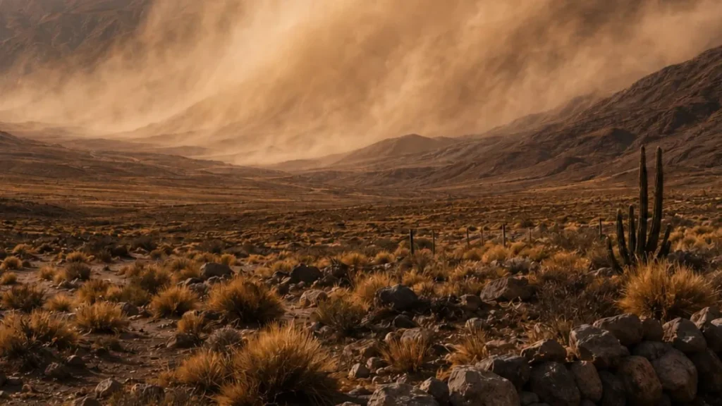 El SMN lanza alertas por viento Zonda y nieve en Jujuy