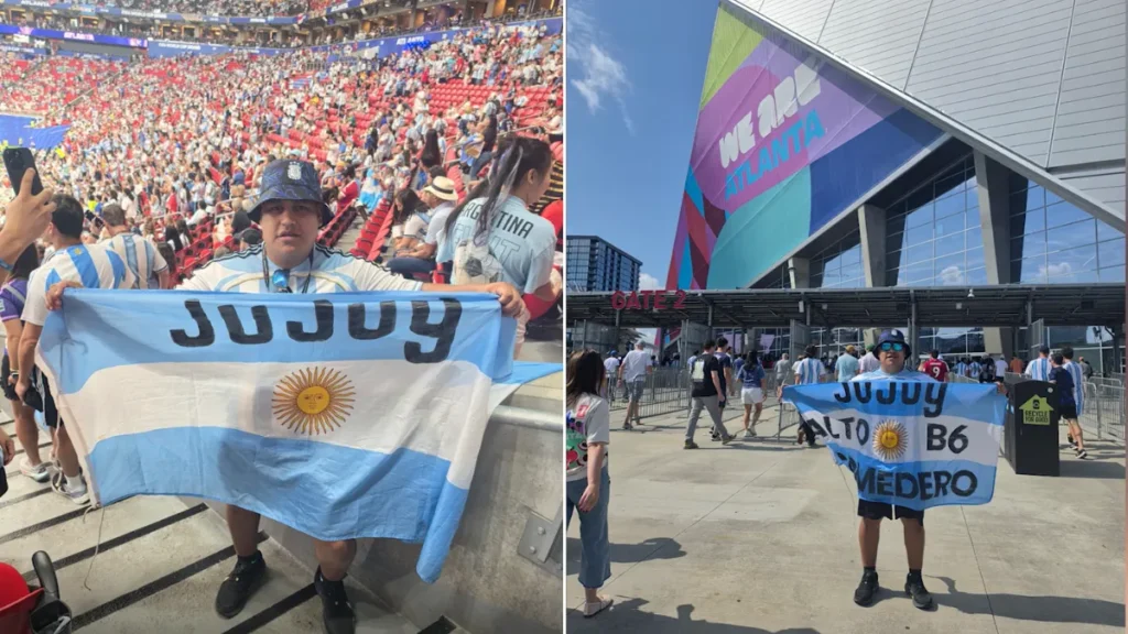 Hincha jujeño de Alto Comedero vivió la remontada de Argentina ante Egipto