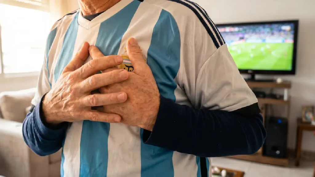Riesgo de infartos en Jujuy por el estrés de los partidos de Argentina