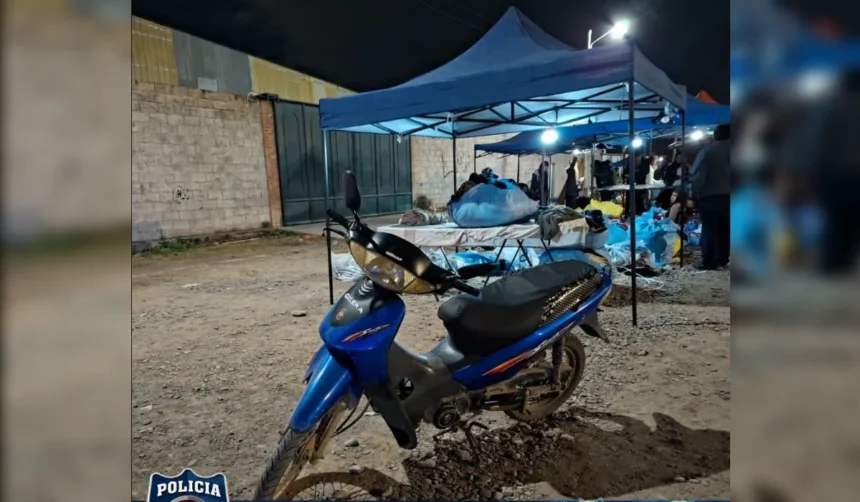Acorralado por los bicipolicías, abandonó una moto robada y escapó corriendo por Alto Comedero