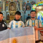 Jujeños peregrinaron a Punta Corral por la Selección Argentina