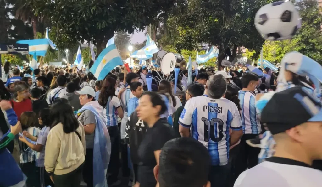Siete detenidos por desmanes en Jujuy tras triunfo argentino