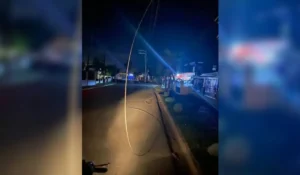 Vecinos de La Quiaca sin cable por mala maniobra de excavadora municipal
