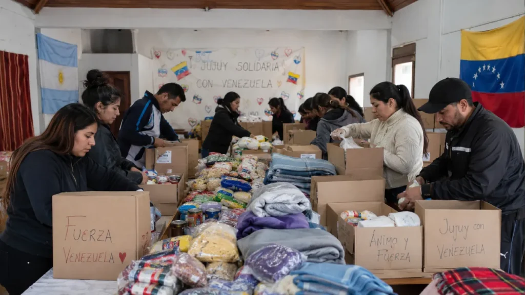 Venezolanos en Jujuy organizan jornadas solidarias para víctimas de los terremotos