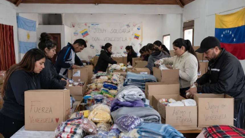 Venezolanos en Jujuy organizan jornadas solidarias para víctimas de los terremotos