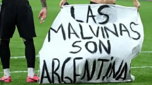 Veterano de Malvinas emocionado al ver bandera en el Mundial