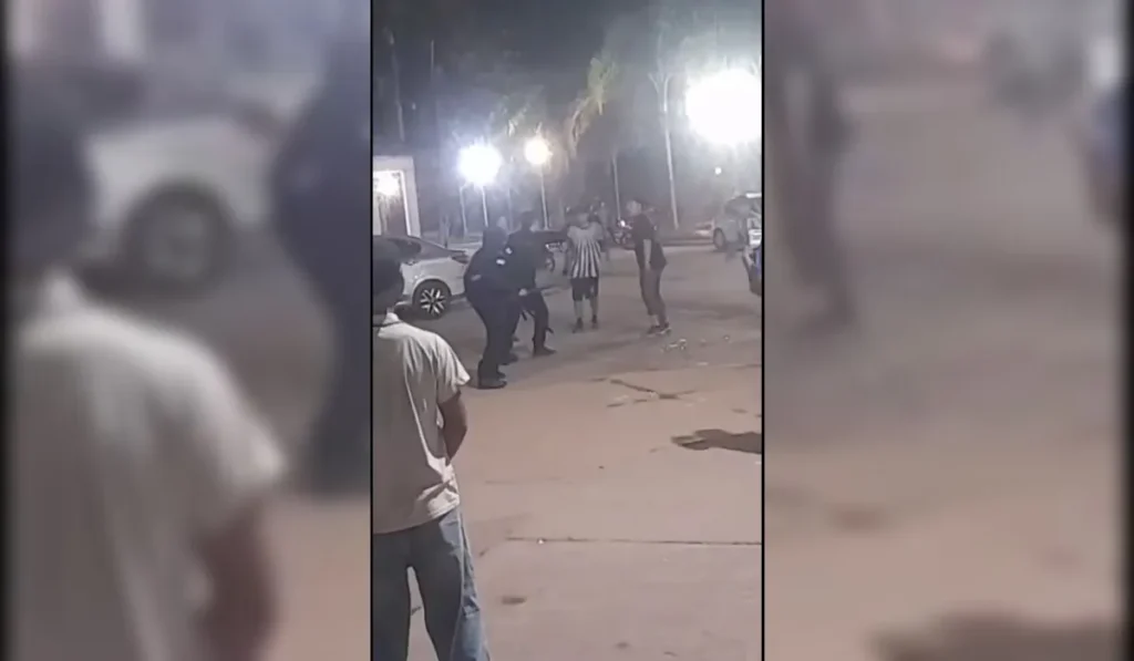 Violenta batalla campal en Yuto tras partido de Argentina: balas de goma