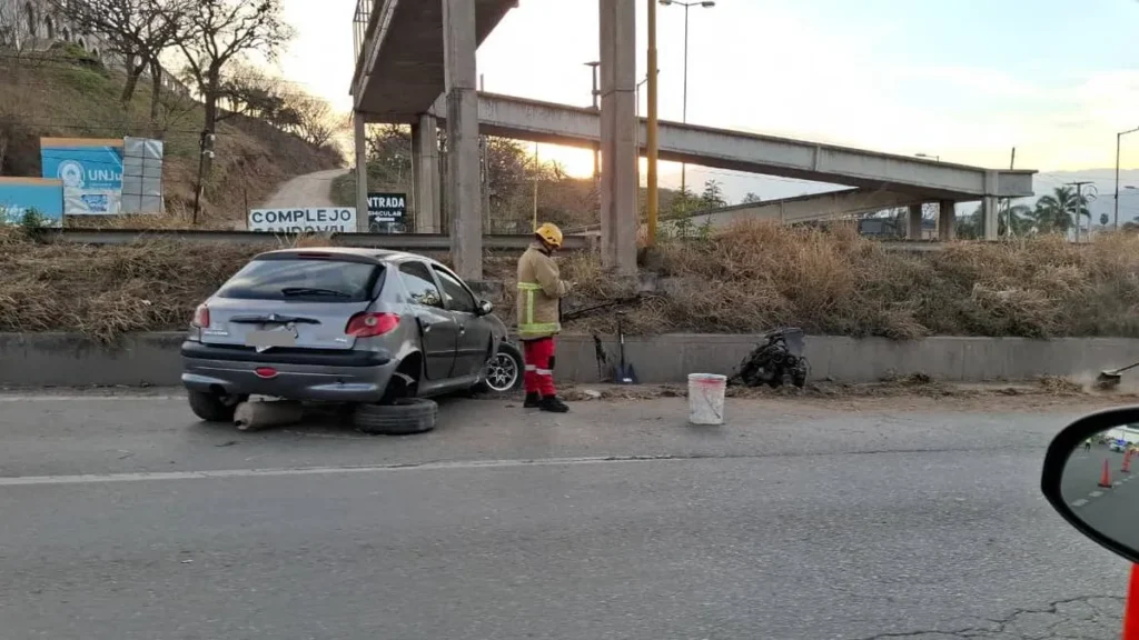 Accidente en Ruta 9 a la altura de la Nueva Terminal