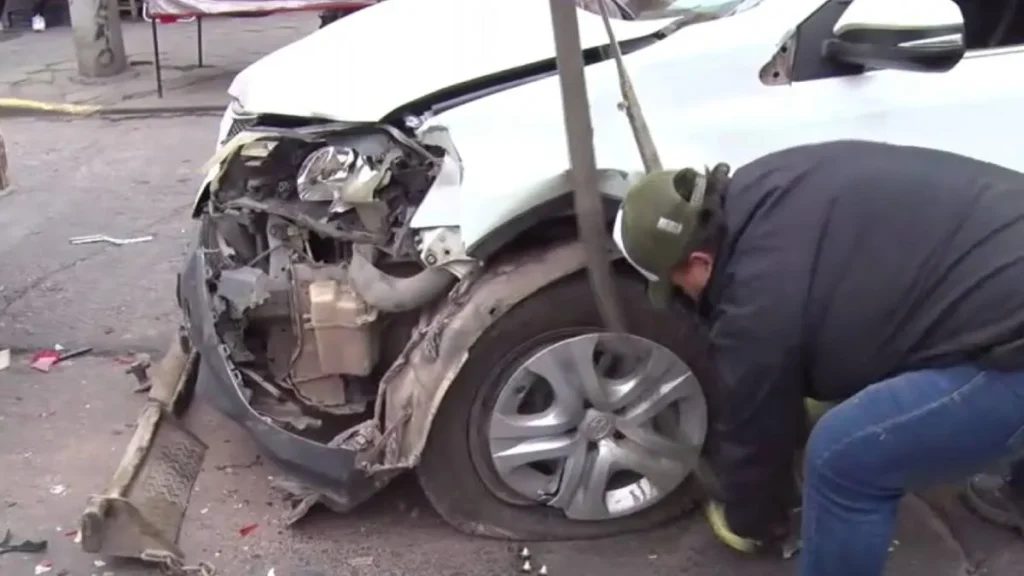 Choque en Dorrego: una camioneta destrozada y demoras en El Éxodo