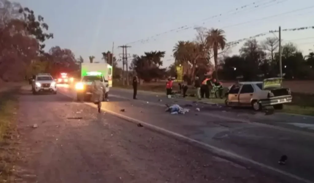 Choque frontal en Ruta 42: un fallecido y varios heridos