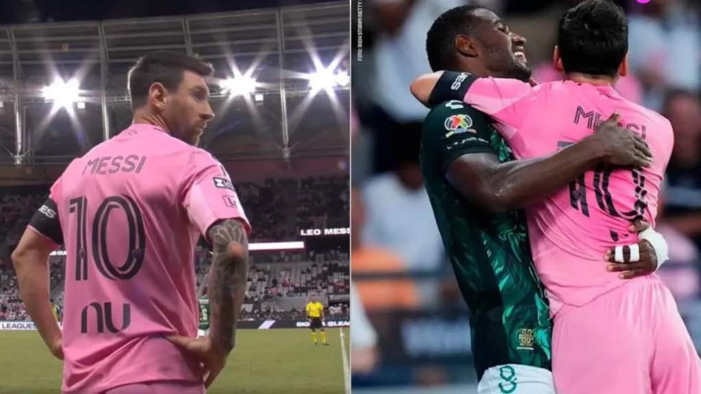 El regreso de Messi a las canchas tras la muerte de su padre, con ovación y un abrazo viral