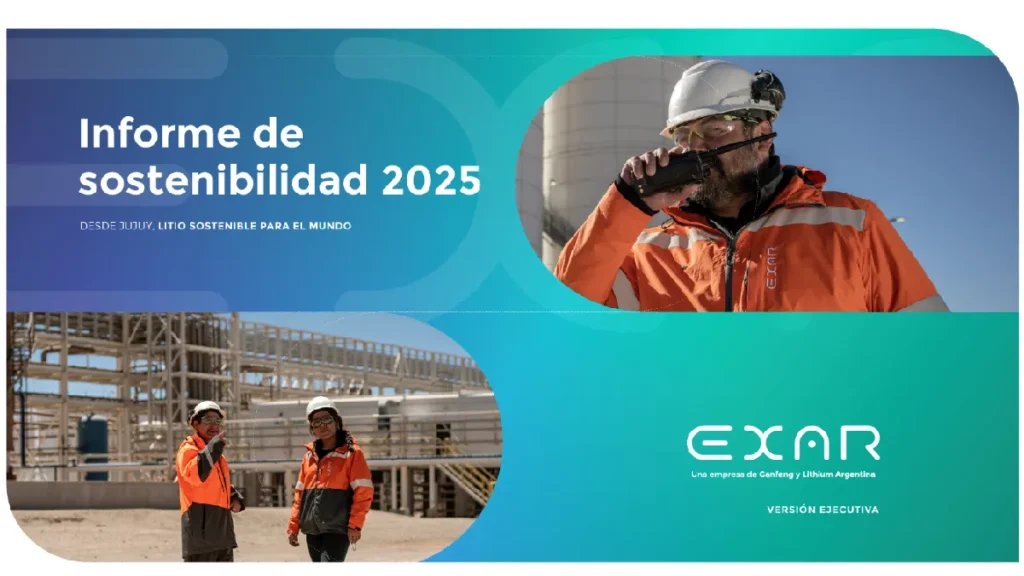 EXAR presentó su informe de sostenibilidad 2025 con cifras récord