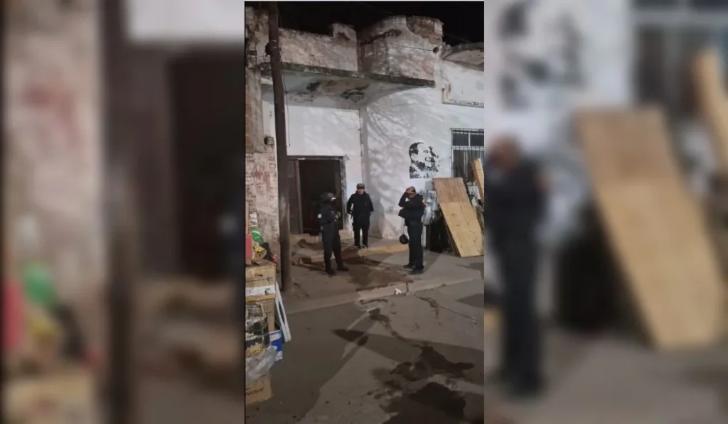 Incendio en San Pedro: madre rescató a su hija y la policía evitó saqueos