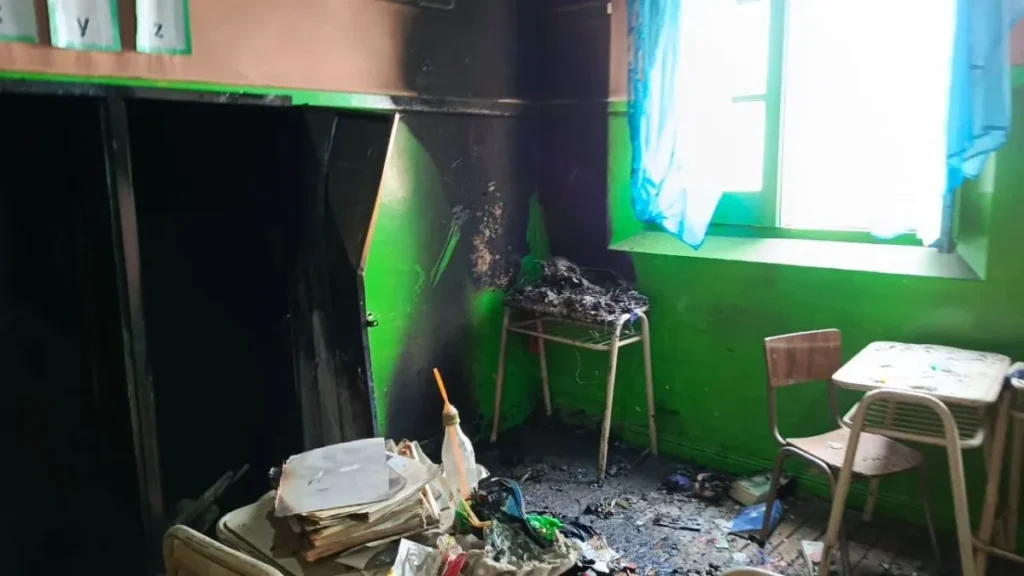 Incendios y destrozos en una escuela de La Quiaca
