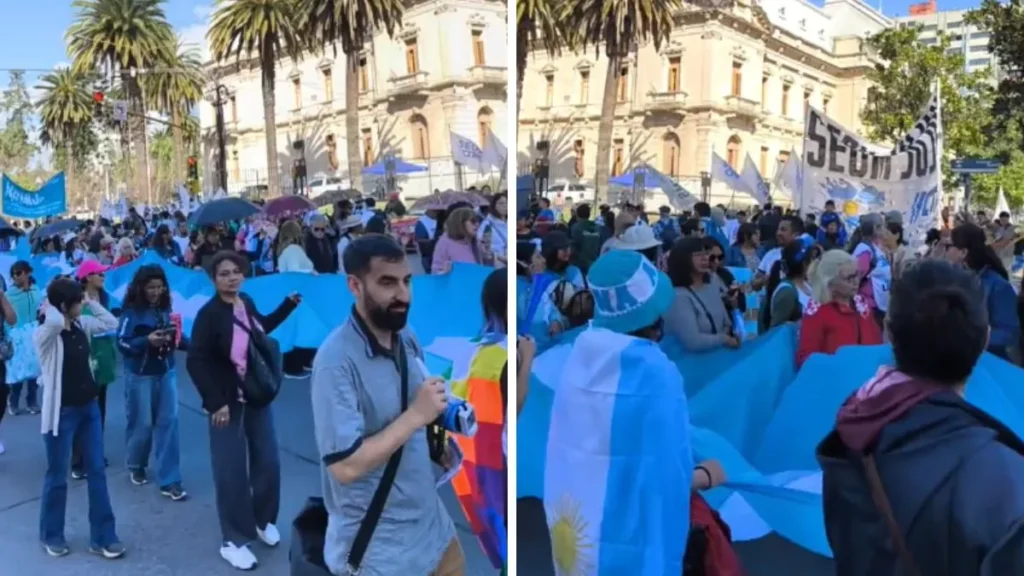 Jornada de lucha: el paro docente en Jujuy tuvo una masiva marcha