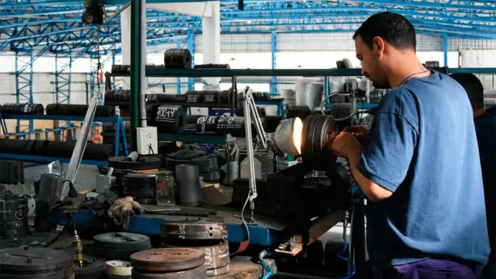 La industria usó el 59,1% de su capacidad instalada en junio