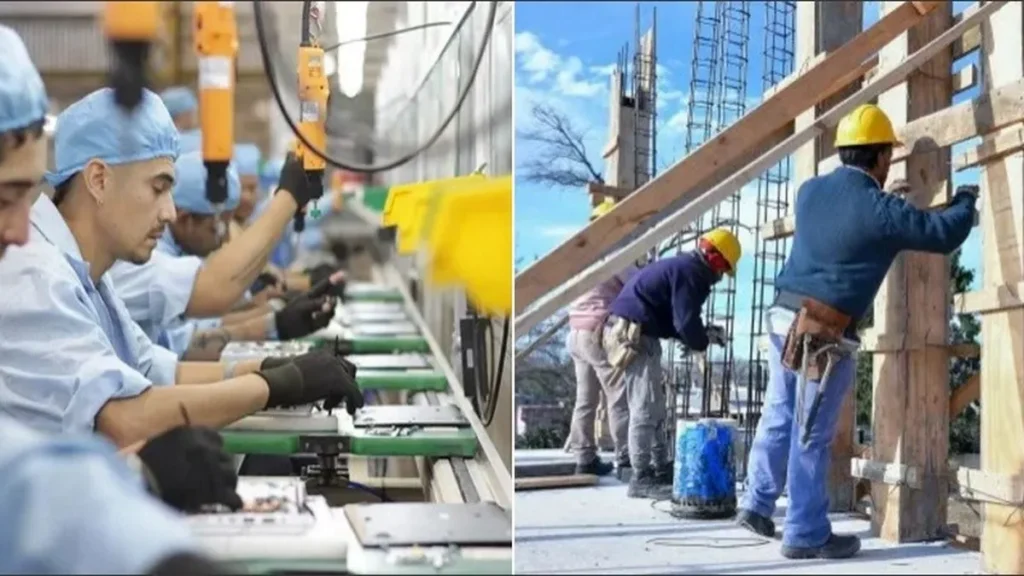 La industria y la construcción mostraron resultados opuestos en junio