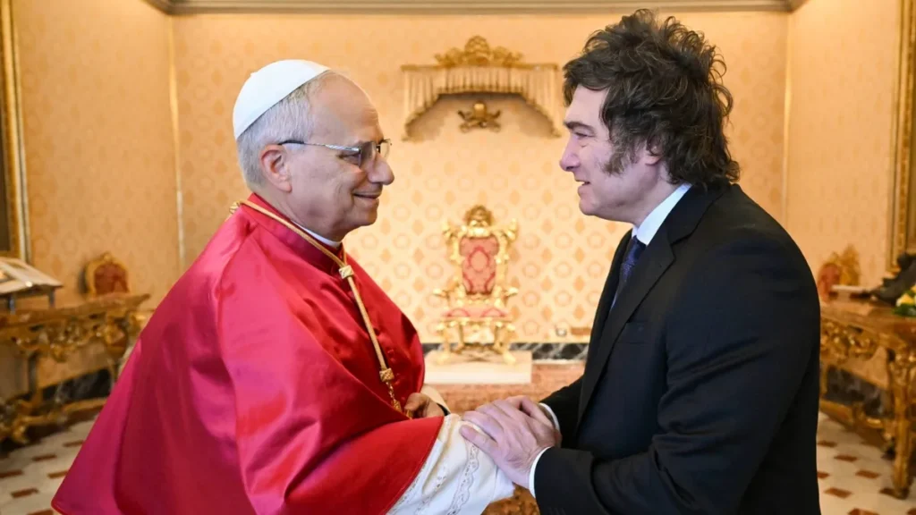 Milei celebró la visita de León XIV a la Argentina