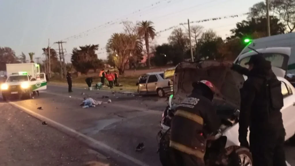 Murió un hombre en un choque frontal en Monterrico